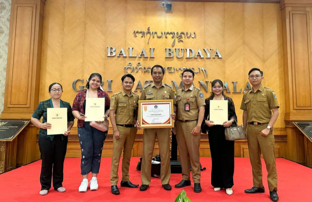 Kecamatan Kuta Selatan Raih Penghargaan Atas Kinerja Dalam Penyelenggaraan Pelayanan Perizinan Berusaha Berupa Nomor Induk Berusaha (NIB) OSS Terbanyak